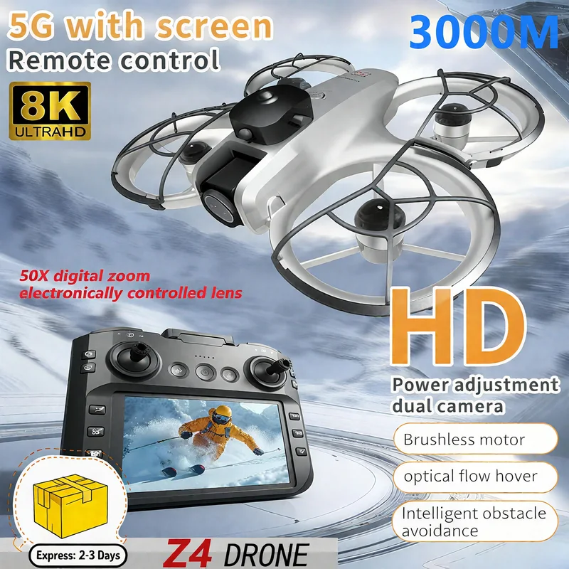 Drone Rc With Screen - New MINI Z4 Drone 4K Professional