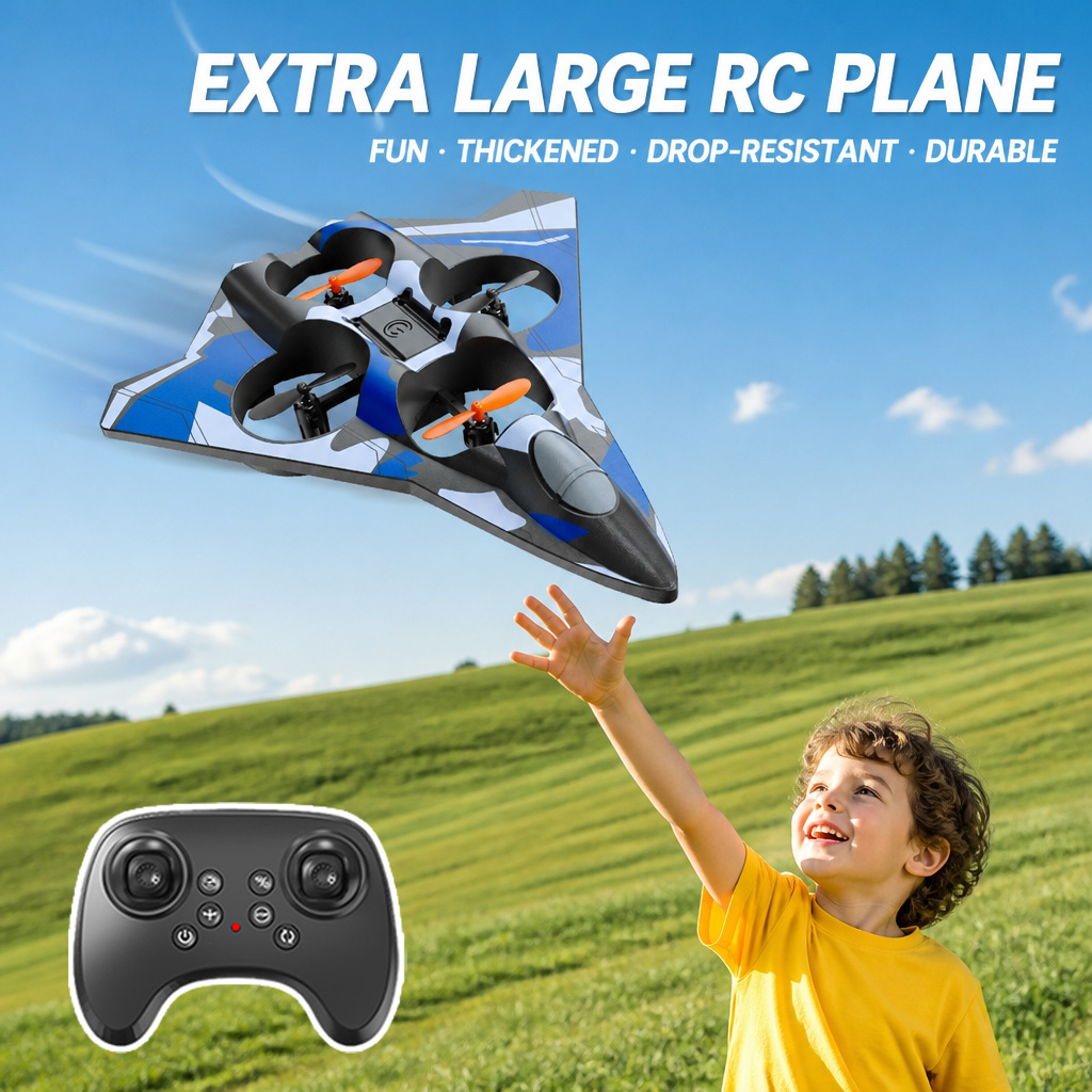 Drone Rc S156 - L3 Foam Aircraft with Light Stunts