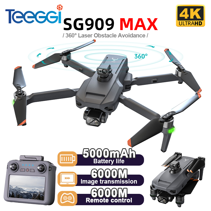 Drone Rc With Screen - Teeggi SG909 MAX GPS Drone With
