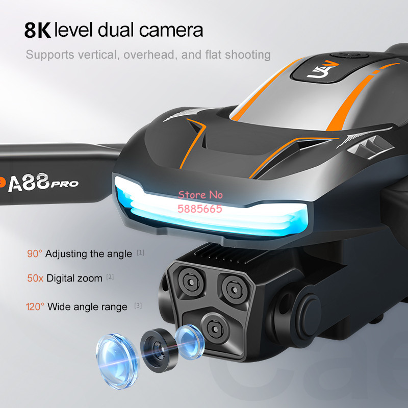 8K Aerial Photography Optical  - đánh giá và giá Drone Rc Folding