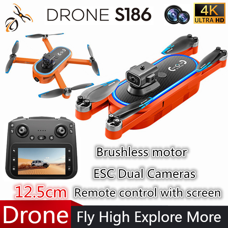 2025 S186 Drone Professional 4 - đánh giá và giá Drone Rc With Screen
