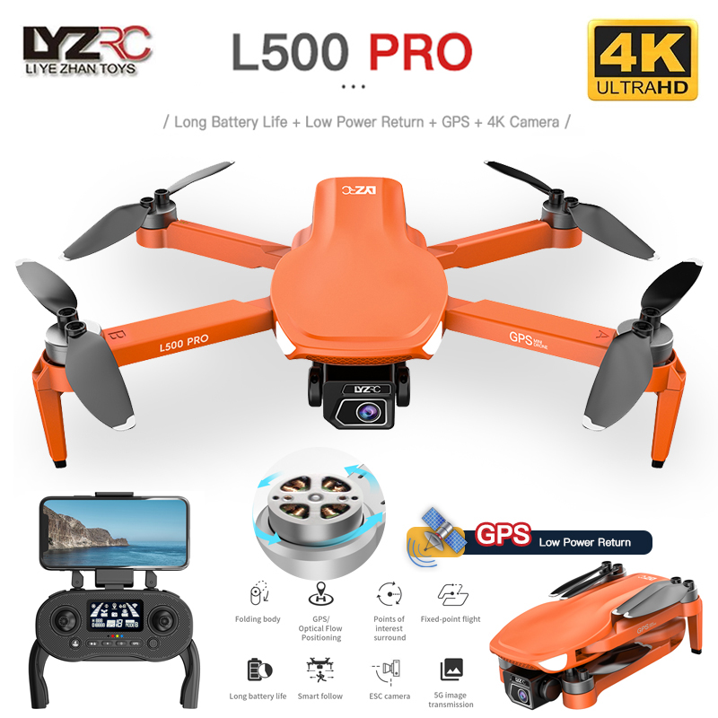 L500 PRO GPS Drone 4K Profesio - đánh giá và giá Drone Vs Rc Helicopter