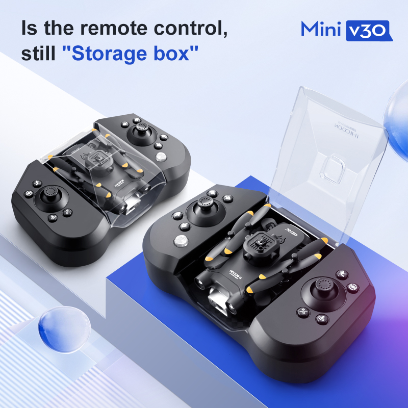 Mini V30 WiFi FPV Drone With 4 - đánh giá và giá Drone Rc With Screen
