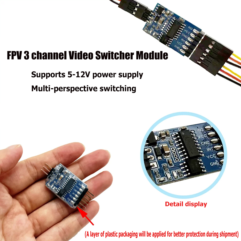 5.8G 3 Channel Video Switcher  - đánh giá và giá Drone With Rc 2