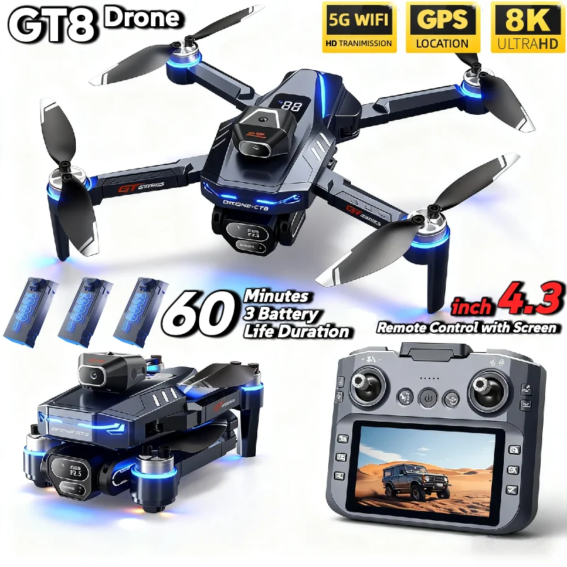 HOT For LSRC GT8 Drone 4K Prof - đánh giá và giá Drone Rc Folding