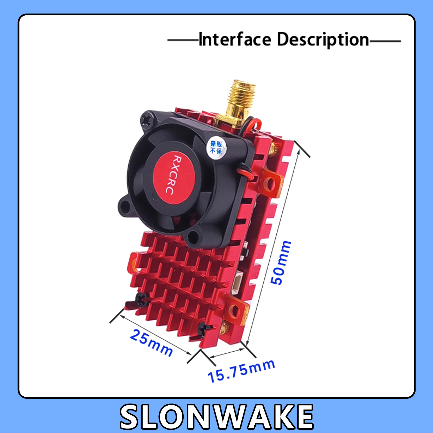 SLONWAKE 5.8G 2W VTX FPV 1800T - đánh giá và giá Drone Rc With Screen