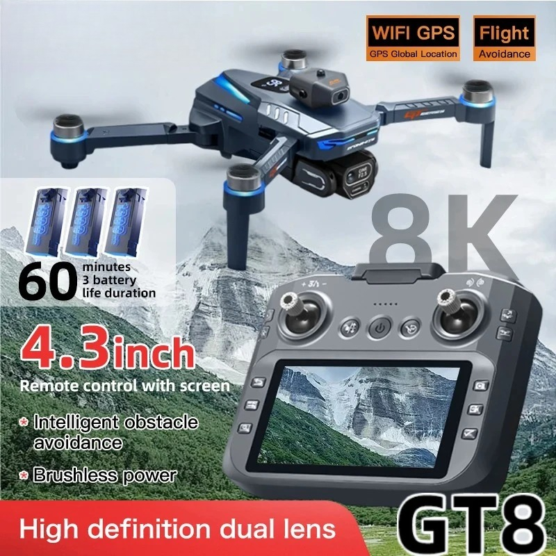 Original GT8 Drone 8K Professi - đánh giá và giá Drone Rc Folding