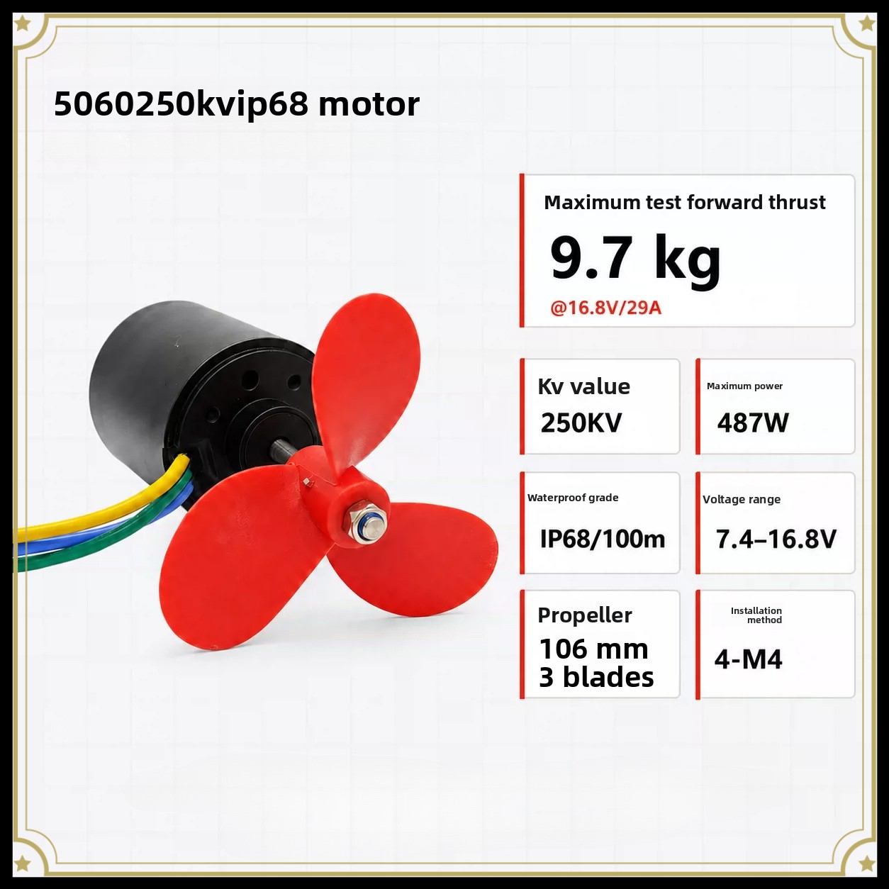 A5060 Waterproof Brushless Mot - đánh giá và giá Rc Boat