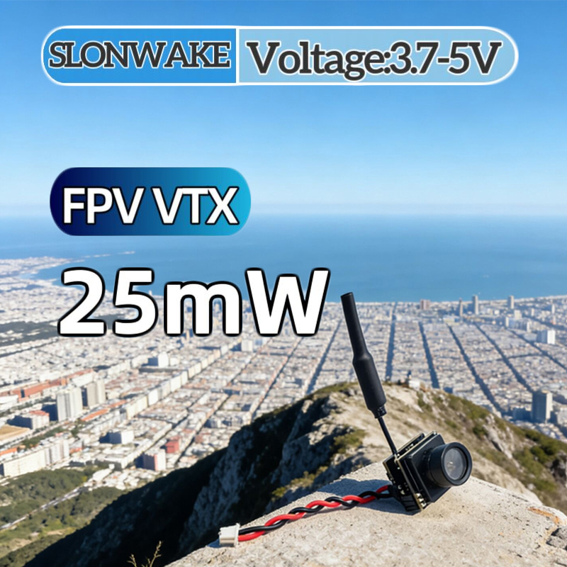 SLONWAKE FPV 25mW power simula - đánh giá và giá Rc Transmitter Drone