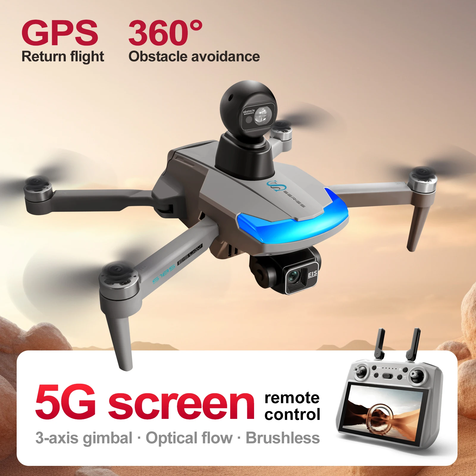 S185 Professional Drone 2.7K H - đánh giá và giá Drone Ae Rc