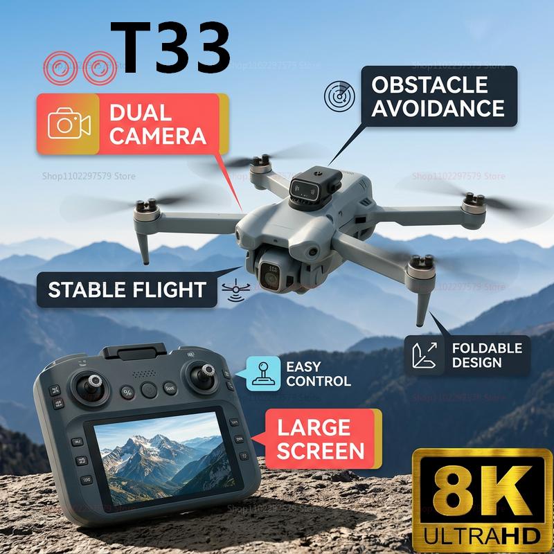 2026 New T33 RC Drone 8K Camer - đánh giá và giá Drone Rc Folding
