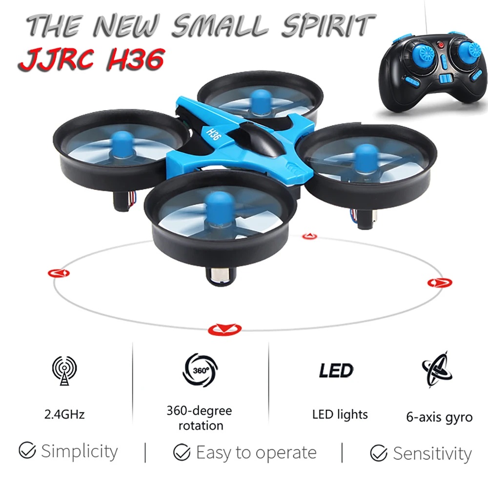 JJRC H36 Mini Drone 4ch 6-Axis - đánh giá và giá Drone Vs Rc Helicopter