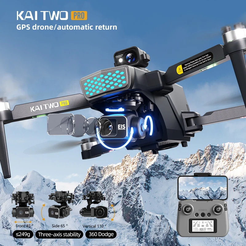 KAI TWO Pro Drone Drone 4K HD  - đánh giá và giá Drone Two Rc Way