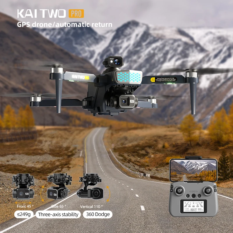 KAI TWO Pro Drone Drone 4K HD  - đánh giá và giá Drone Two Rc Way