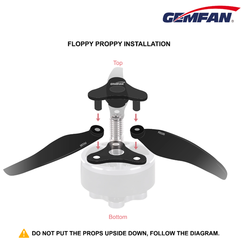 Folding Propeller 5135 Gemfan  - đánh giá và giá Drone Rc Folding