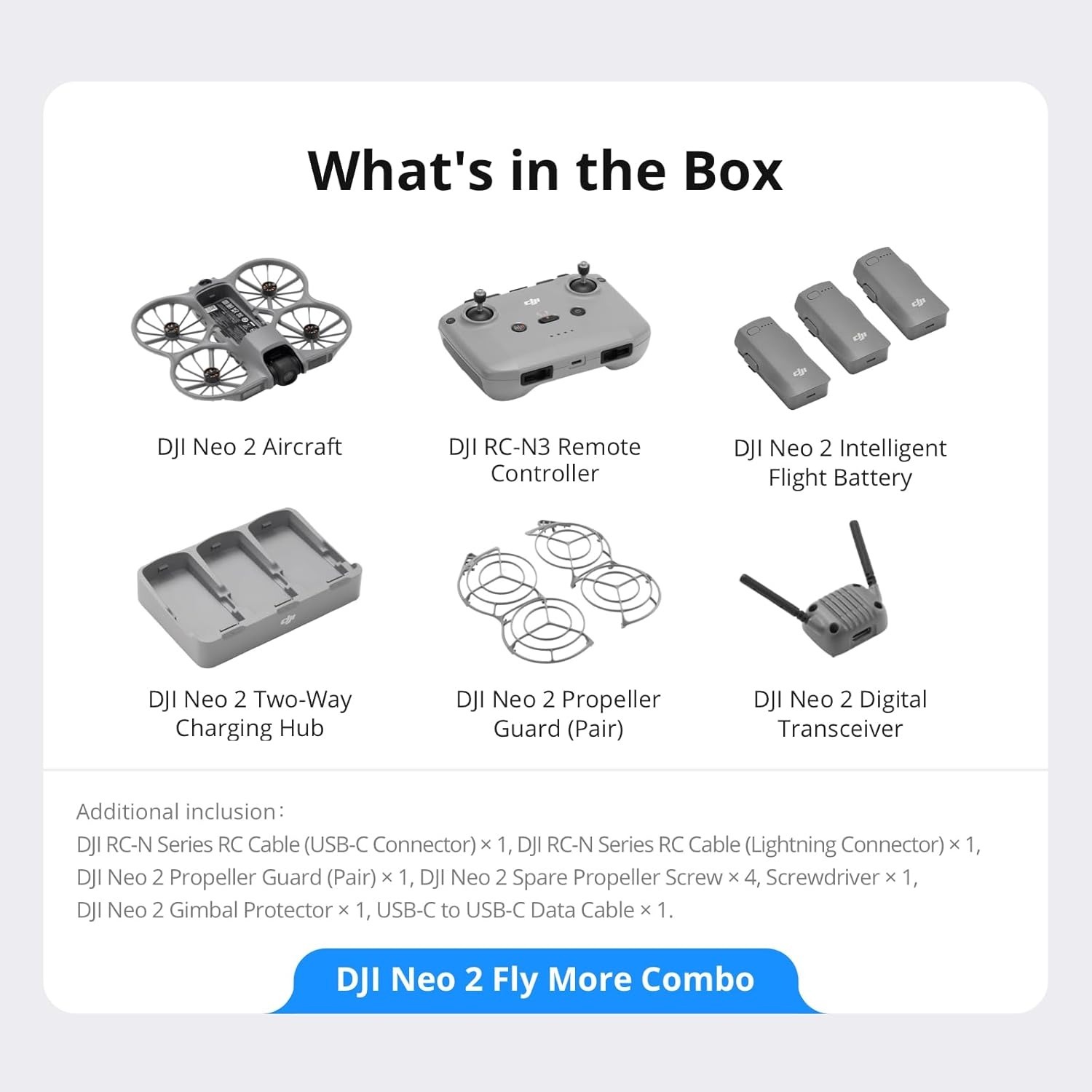 DJI Neo 2 Fly More Combo Drone - đánh giá và giá Drone Rc N3 3 Batteries