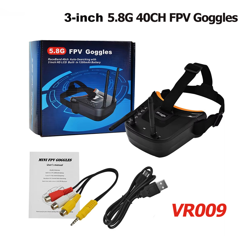 VR009 FPV Video Goggles 3Inch  - đánh giá và giá Drone Rc With Screen